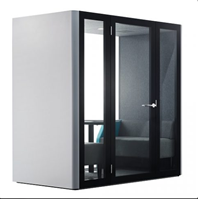 1000*1000*2100mm Acoustic Telephone Booth with Sound Absorbing Feature