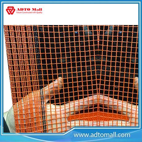 Picture of Red HDPE Plastic Construction Safety Netting