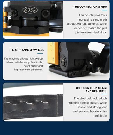 Picture of A333 steel belt buckle-free baler